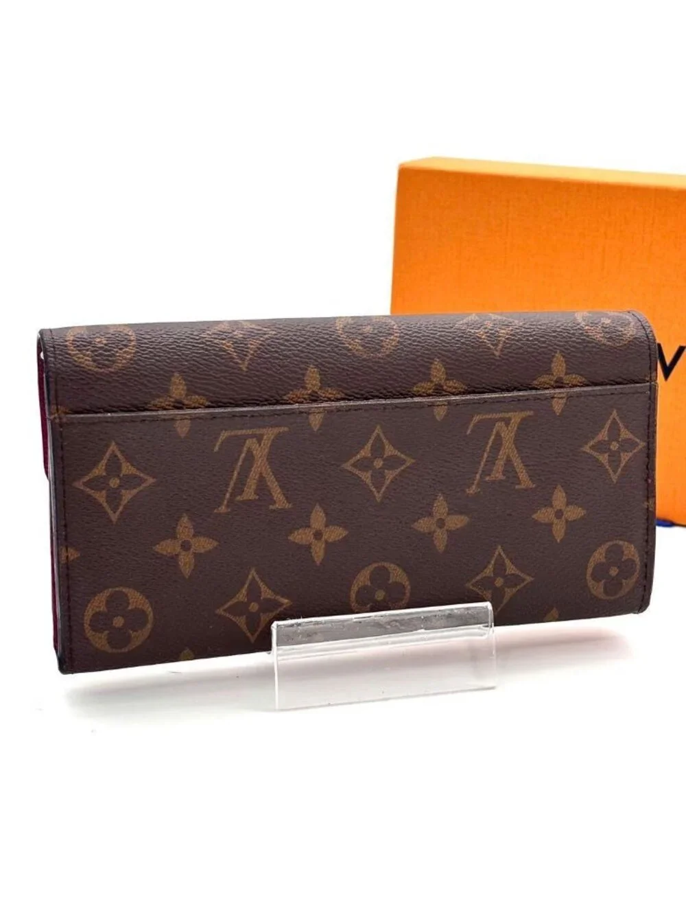 Louis Vuitton Monogram Portefeuille Sarah Pink Wallet Bifold